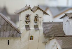 Большой макет Псковского кремля в формах XV века, сентябрь 2013 года