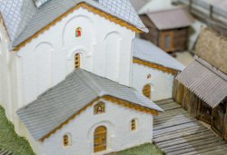 Большой макет Псковского кремля в формах XV века, сентябрь 2013 года