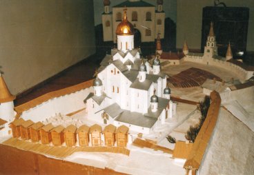 Рис. 3. Макет Псковского кремля Н. А. Тимофеева. 2004 г. Фото из архива А. Г. Дерягина