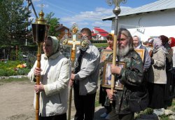 Крестный ход вокруг Пскова 15 мая 2012 года