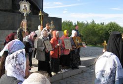 Крестный ход вокруг Пскова 15 мая 2012 года